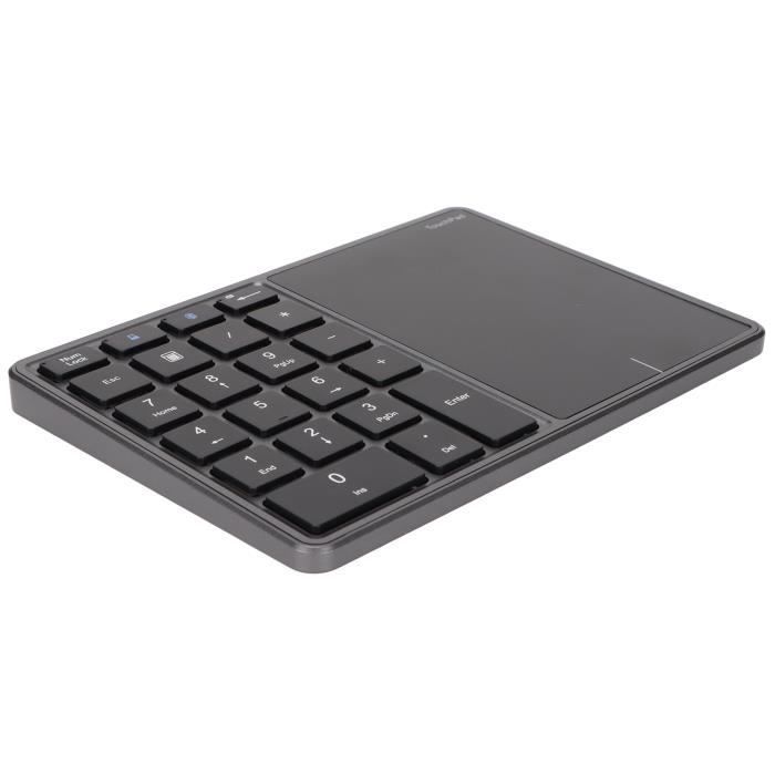Pavé Numérique Bluetooth + 2.4G Ultra-Fin Rechargeable – 35 Touches Pour Ordinateur, Tablette, IOS/Android/Windows – Idéal Comptabilité & Bureau