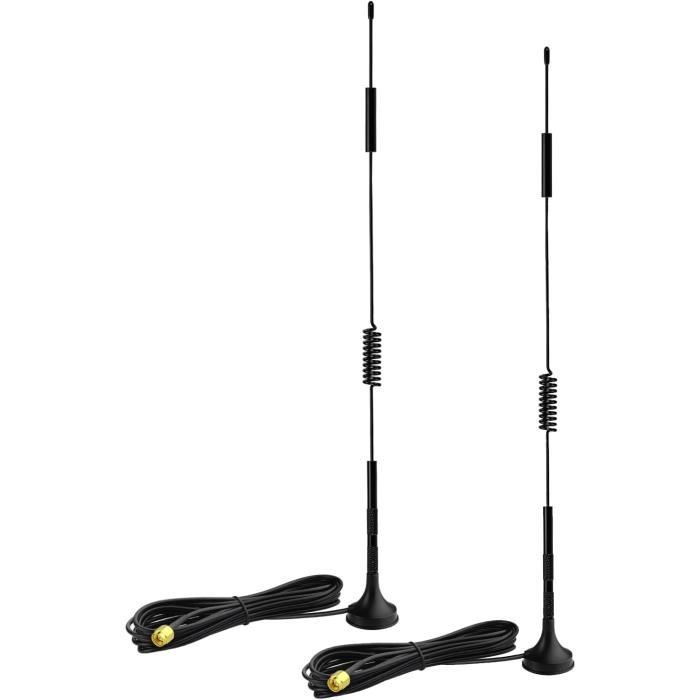 Antenne 4G Lte Sma Mâle Interna Mimo 5Dbi Gain Élevé Avec Base Magnétique Compatible Avec 4G Lte