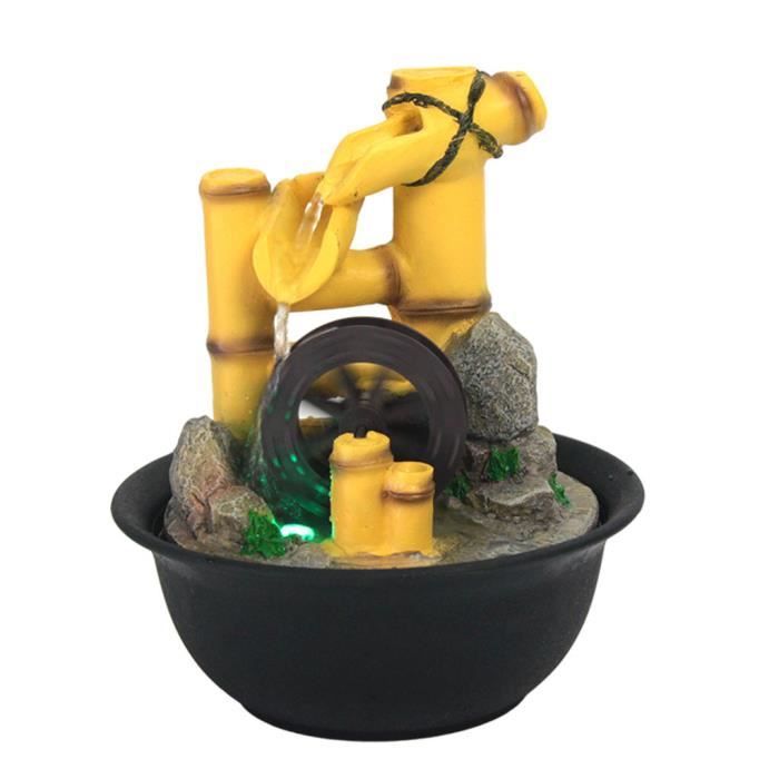 2 Roues à Eau Feng Shui Pour Fontaine - Mini Roues En Plastique Décoratives Pour Aquarium, Bureau, Jardin DIY