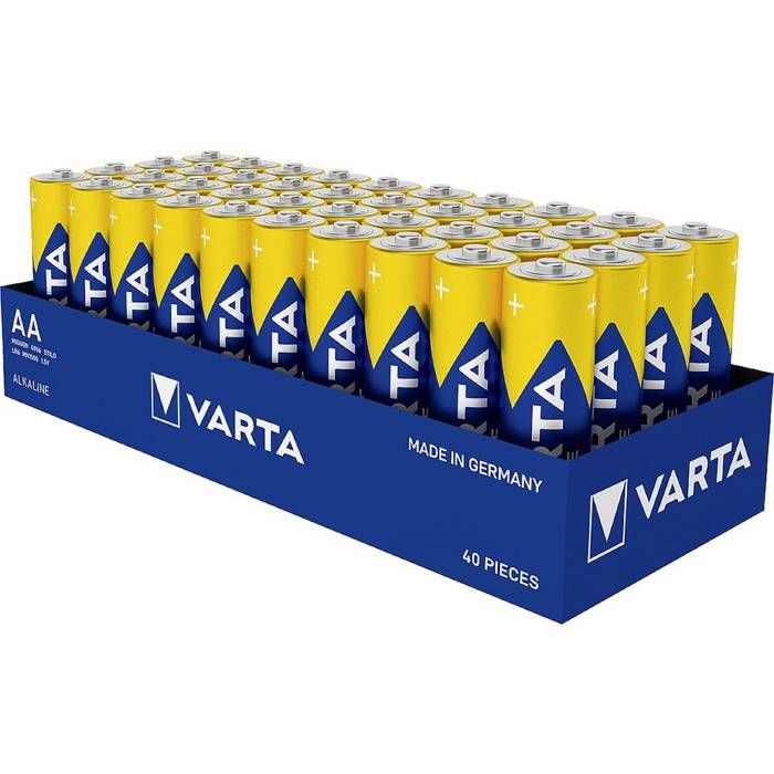 Varta LONGLIFE Power Pile LR6 (AA) alcaline(s) 1.5 V 40 pc(s) Varta LONGLIFE Power Pile LR6 (AA) alcaline(s) 1.5 V 40 pc(s)