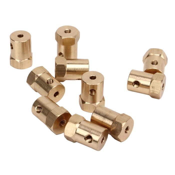 FECAMOS Connecteur Accouplement à Bride RC 8mm - Moyeu Aluminium Pour Voiture RC