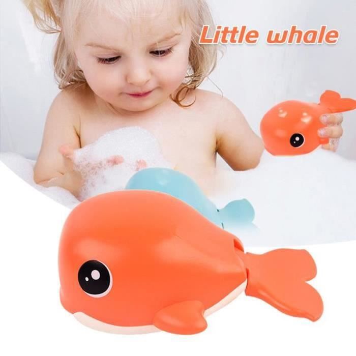 Jouets De Bain Rechargeables Pour Bébé – Tortue Avec Fontaine Et 5 Anneaux – Développe La Coordination – Dès 1 An