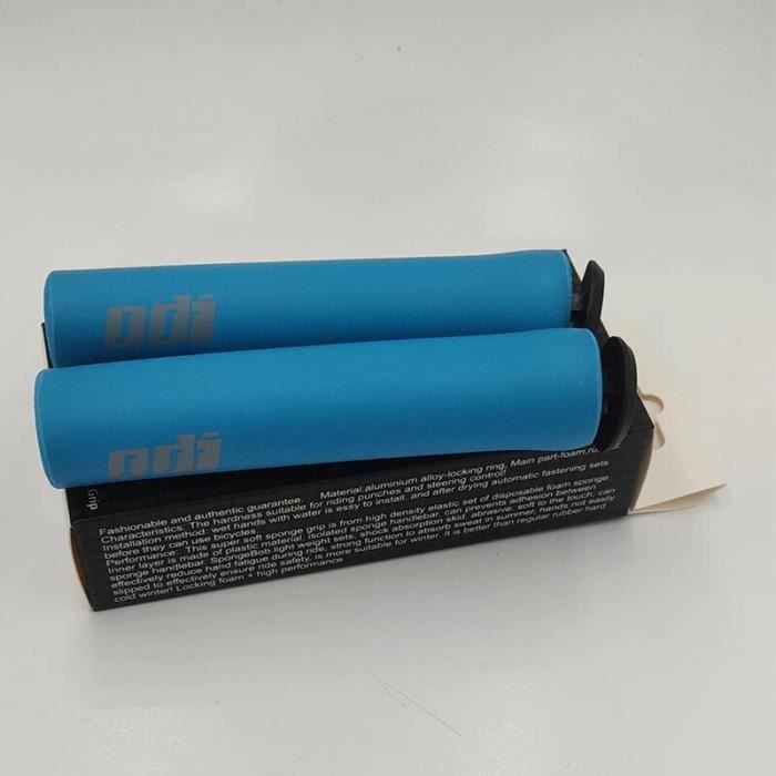 Poignées de guidon en silicone pour vélo tout terrain - YWEI - Bleu - Ultra léger - Sport