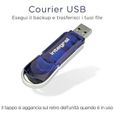 INTEGRAL Clé USB Courier - 64 Go - USB 2.0 - Bleu-1