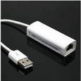 XCSOURCE 5 broches USB à RJ45 USB 2.0 adaptateur de carte éseau Ethernet LAN 10-100 haut débit r adaptateur pour PC portable-1
