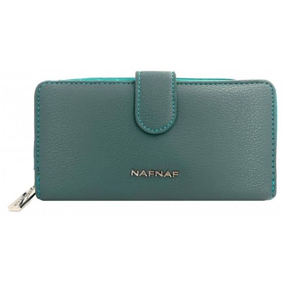 Portefeuille Naf Naf BLEU JEAN NAF0011 Bleu Cdiscount Bagagerie Maroquinerie