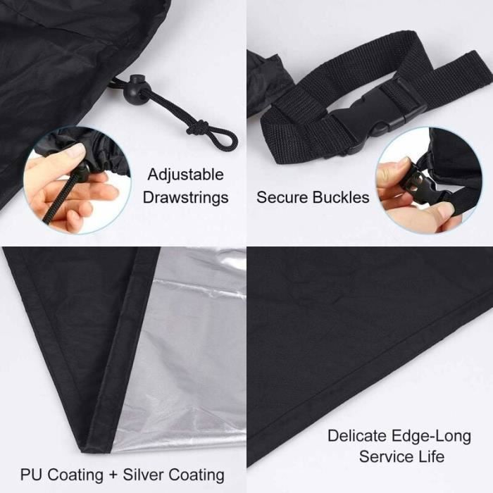 Housse Imperméable Pour Table Tennis De Table – 165x185x71 Cm, Extérieur, Résiste Poussière Et Soleil