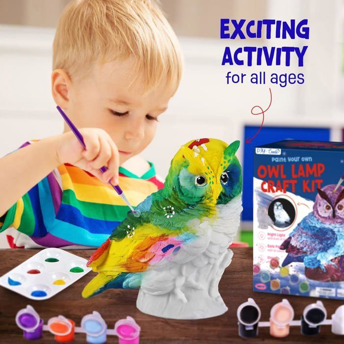 Kit Peinture Sur Pierres Lumineuses Pour Enfants - Activité Créative 4 à 12 Ans - Idée Cadeau