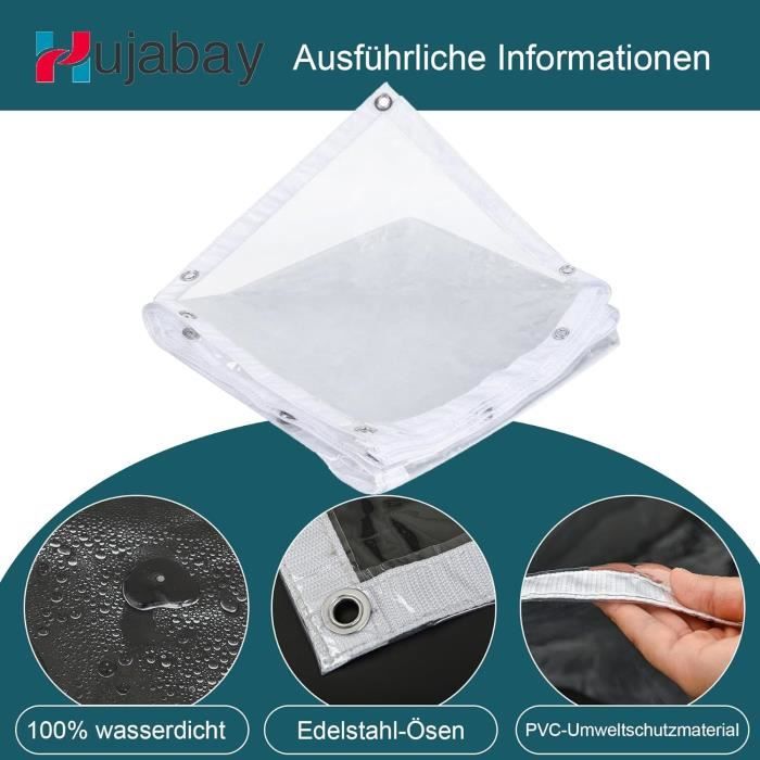 Bâche Transparente Imperméable, Bâche Transparente en PVC Imperméable Bâche Transparente Imperméable, Bâche Transparente en PVC Imperméable