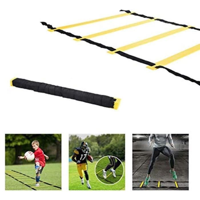 Escalera De Agilidad Sveltus De 5m - Con 10 Barras Y Bolsa De Transporte, Para Entrenamiento