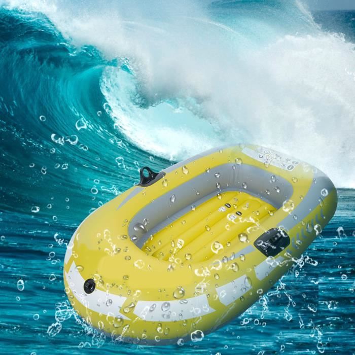 NEMAXX bateau pneumatique gonflable 330cm 5-Places bateau de pêche avec  fond en alu, 2 bancs en alu, 2 rames et pompe à air - Cdiscount Sport