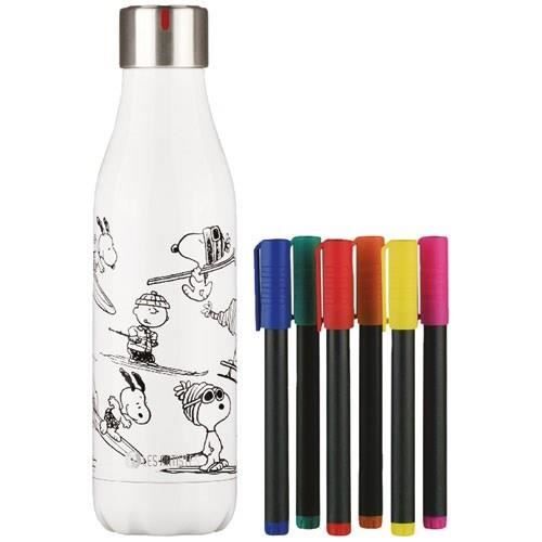 Thermos vintage Snoopy à New-York patins à roulettes rollerskating