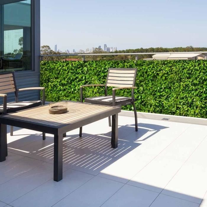 Brise vue brise vent balcon appartement jardin orange H.0,5 x L.4,5 M Brise vue brise vent balcon appartement jardin orange H.0,5 x L.4,5 M