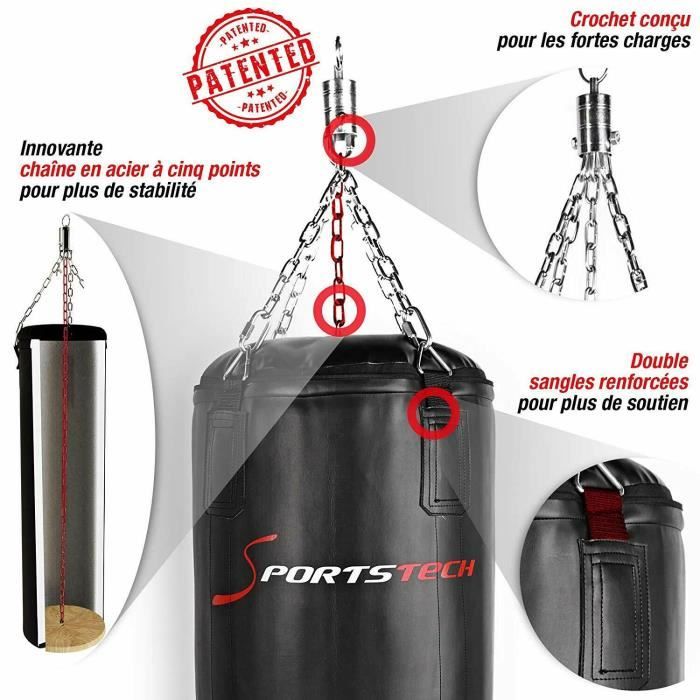 Sac de frappe renforcé 150 cm fi45cm + Torpedo MC-W150, 45-EX - Marbo  Sport 150 cm \ 45 cm \ nein, Équipement de fitness \ Sports de combat \  Sacs de boxe Black Week 2023 Cyber Week 2023