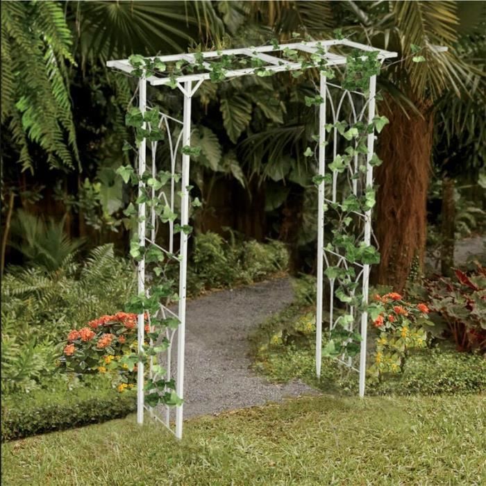 Arche jardin métal 'Rose' - Vente en ligne au meilleur prix