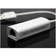 XCSOURCE 5 broches USB à RJ45 USB 2.0 adaptateur de carte éseau Ethernet LAN 10-100 haut débit r adaptateur pour PC portable-2
