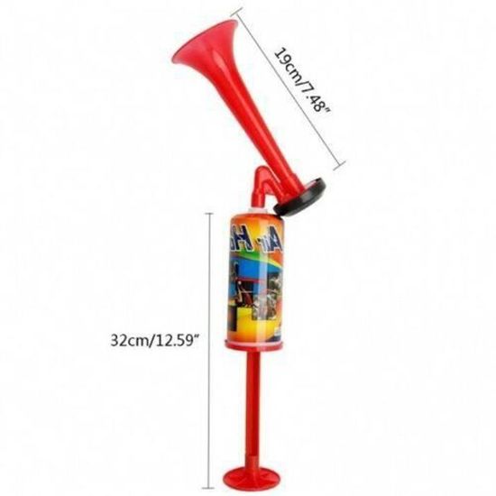 Klaxon à Main Joyzan 120dB - Corne Pneumatique Portable - Pour Stade, Bateau, Urgence - Pompe à Air Incluse