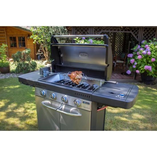 Kit Rôtisserie Campingaz - Pour Gril Série 3 & 4 - Moteur électrique - Jusqu'à 3 Kg