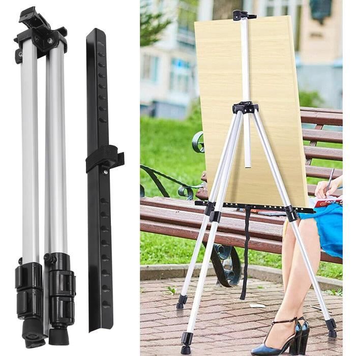 Chevalet En Aluminium Réglable – Portable, Pliable – Pour Tableaux, Affiches, événements - 9