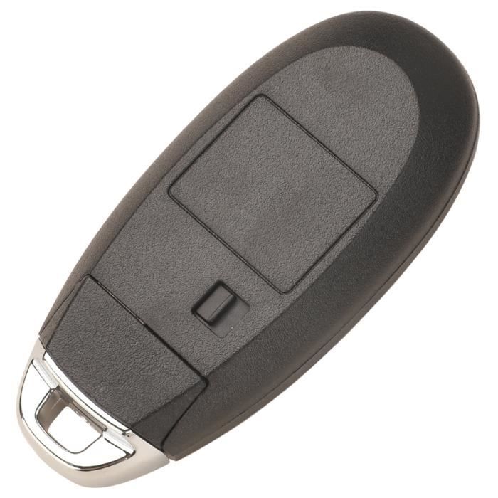 Coque Clé Voiture Suzuki - Remplacement Pour Vitara, Swift, SX4 - 2 Boutons - Métal Et Plaque