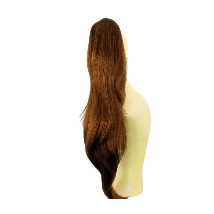 Queue De Cheval Postiche Synthétique Lisse 70cm - Châtain Doré Cuivré (ref 5/30) - Neuf Avec étiquettes
