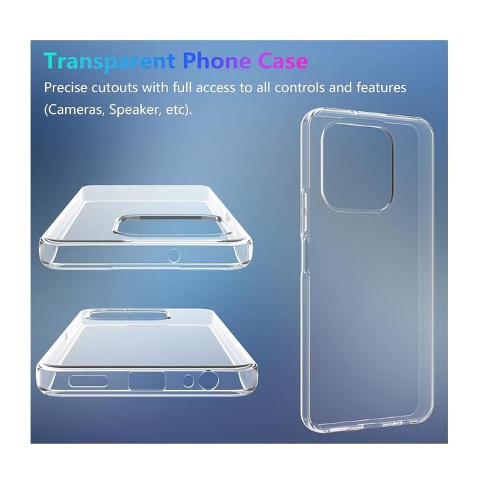 Coque Silicone Fine + Film écran Pour Honor X6b - Transparent - Marque Htdmobiles