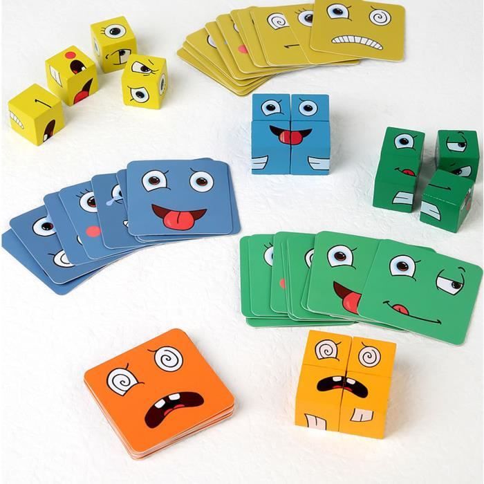 Puzzle de planche en bois pour enfants, jouets de jeu Tangram, jouets pour  adultes et enfants - AliExpress