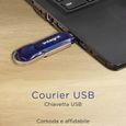 INTEGRAL Clé USB Courier - 64 Go - USB 2.0 - Bleu-3