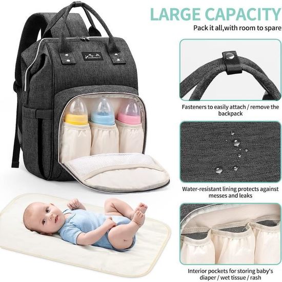 Sac a langer vie top douce