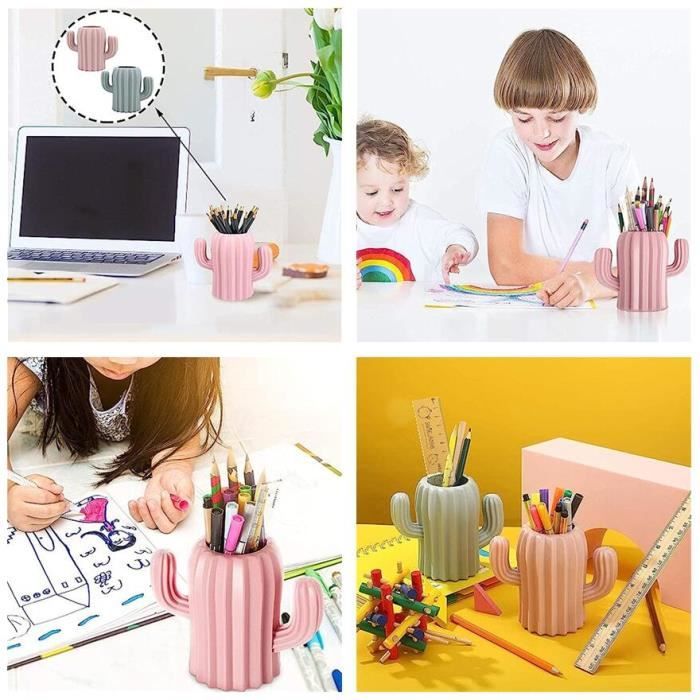 Lot De 2 Pots à Crayons En Forme De Pneu – Décoration Bureau Ou Maison – Dimensions 9 X 8,5 X 9 Cm – Idéal Rangement Ou Petites Plantes - 9