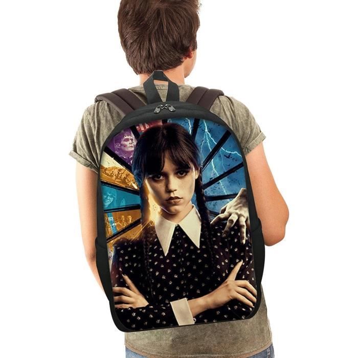 Addams Sac A Dos Pour Costume De Mercredi Sac Vintage Addams Familys Sac D Ecole Du Mercredi Sac A Dos Elegant Et Decont x10929 Cdiscount Bagagerie Maroquinerie