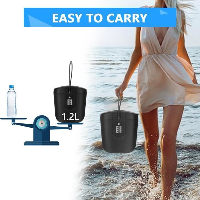 Lot De 2 Sacs étanches Pour Téléphone Et Objets De Valeur – Sangle Réglable, 3 Couches De Protection – Idéal Pour Natation, Kayak, Plage, Rando