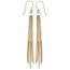 Nouveau 1 Paire Femme Blanc Zircon Longue Oreille Goujon Argent 925 Rempli Tassel Boucles d/'oreilles