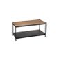 Table Basse Rectangulaire Industrielle Joris Autres Noir Beige