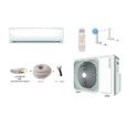 Climatisation - ATLANTIC - DOJO R32 - 2000W - Kit de pose 5m - Support mural inclus