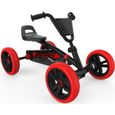 Kart à pédales BERG Buzzy Red-Black - Pour enfants à partir de 2 ans - 4 roues et volant réglables-0