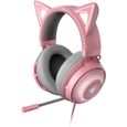 Razer Kraken Kitty Edition - Casque USB avec oreilles de chat compatible Chroma (Oreilles de chats illuminees par Razer Chrom-0