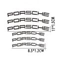 Stickers Autocollant Etrier De Frein pour Porsche noir-0