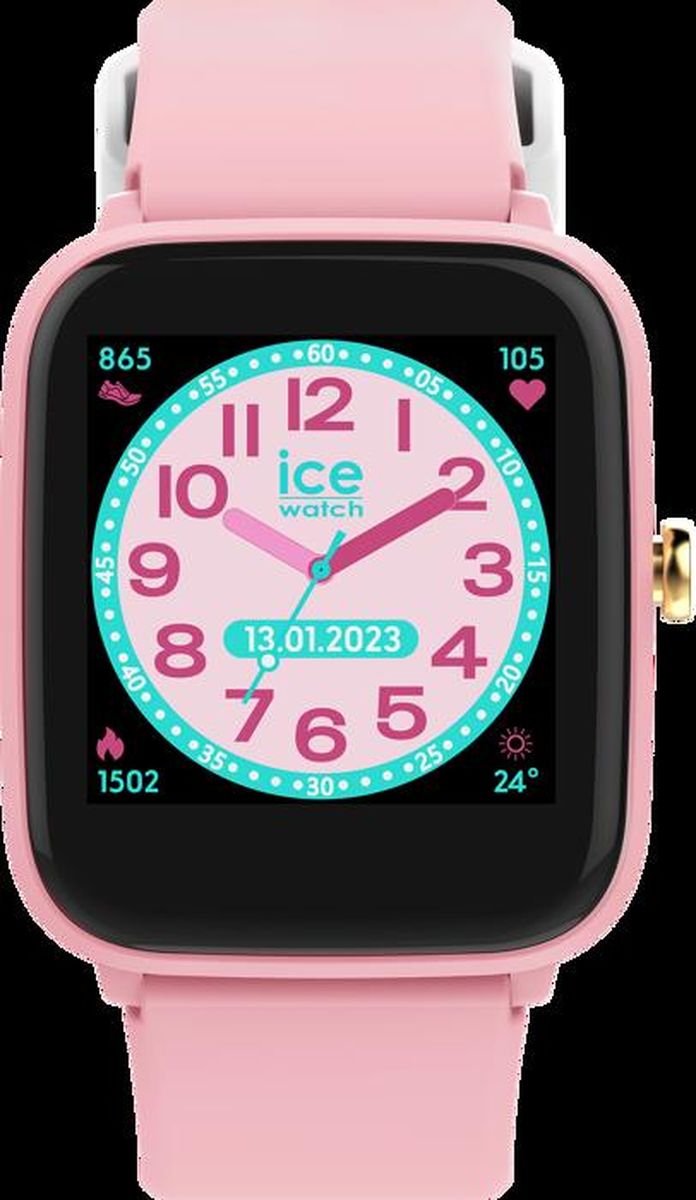 Montre connectée Ice Watch Ice Smart 2.0 38mm Black avec bracelet silicone  Noir - Montre connectée