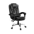 Chaise de bureau NASPALURO - Fauteuil de bureau ergonomique - Hauteur réglable - Capacité Max 130KG - roulette 360°- Noir