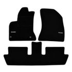 J&J AUTOMOTIVE Tapis De Sol Noir Velours Sur Mesure Pour Citroën C4 Picasso