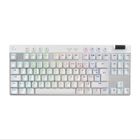 Clavier gamer - Sans fil - Logitech G - Pro X TKL Lightspeed - AZERTY - Mécanique - Rétroéclairé - Blanc