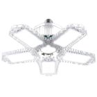 MORI YOSHIDA Éclairage de Garage à LED 5 Panneaux Déformable Plafonnier LED 100w 10000LM Lumière de Garage Lampe LED de Garage Lampe Atelier E26