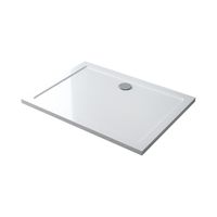 Receveur de douche Mai & Mai F2 en acrylique blanc rectangulaire 100x120x4cm