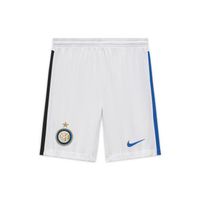 Short domicile junior Inter Milan 2020/21 - blanc/bleu étincellant - 13/15 ans