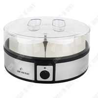 TD® Machine à yaourt domestique entièrement automatique, grande capacité 1,26 l, tasse de 7 minutes, machine à yaourt au vin de riz