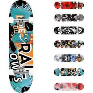 WHOME Pro Skateboard Complet pour Adulte/Enfant Fille/garçon