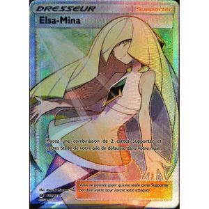 CARTE A COLLECTIONNER carte Pokémon 110-111 Elsa-Mina  SL4 - Soleil et L