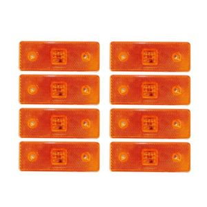 5 X 12v Led Orange Feux De Gabarit Camion Caravane Chassis Remorques Camper