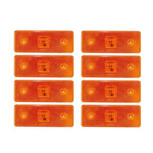 FEUX DE GABARIT Lot De 8 Orange Led Feux De Gabarit 12v 12 Volt Po